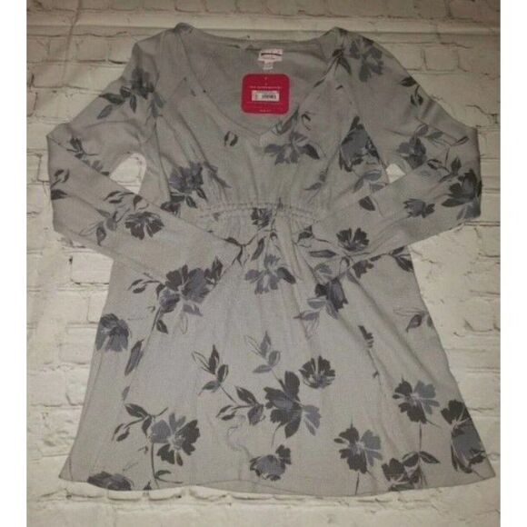 Isabel Maternity By Ingrid & Isabel Long Sleeve Top Blouse Size Small NWT - Picture 2 of 5